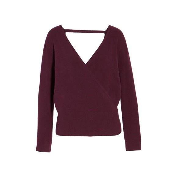 Hinge Faux Wrap Sweater - Picture 5 of 6